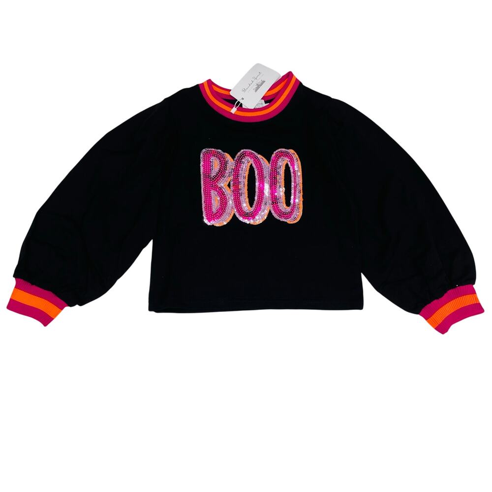 NWT Blended Spirit Size 7 Boo Sparkle Sweatshirt